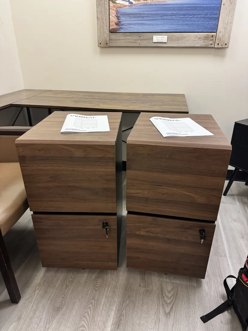 Vernal locking file cabinets assembled in Orange County